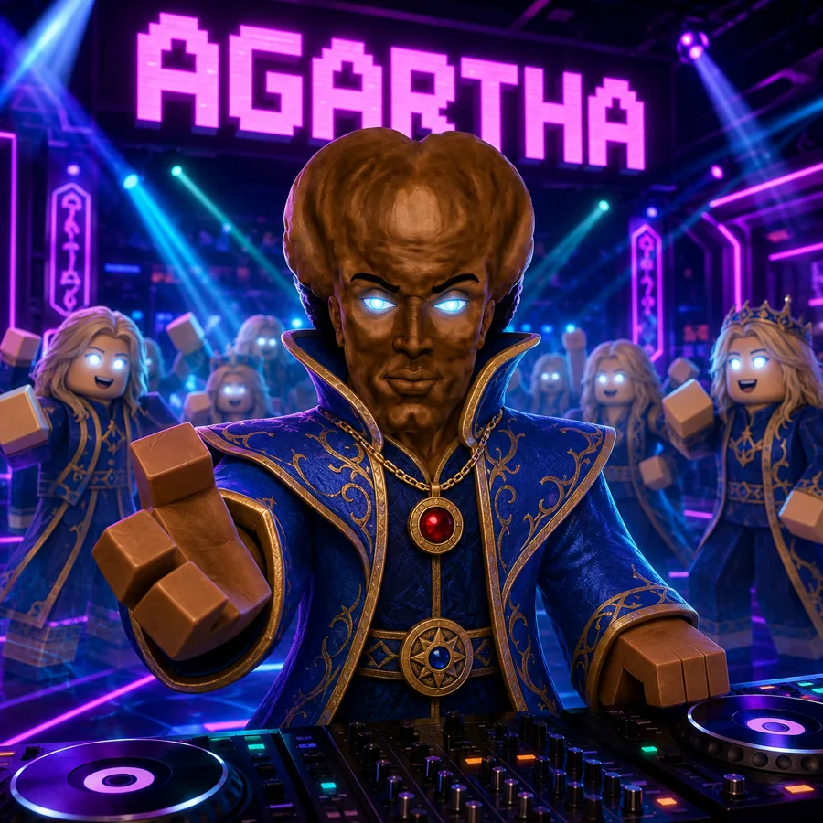Resident DJ Yakub at the Club Agartha decks